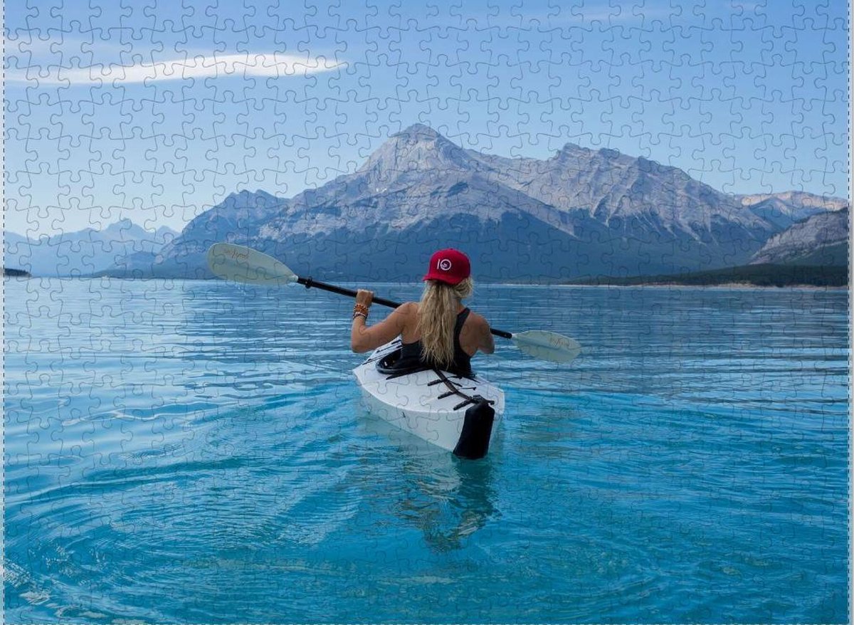 Kano in het water puzzel 500 stukjes