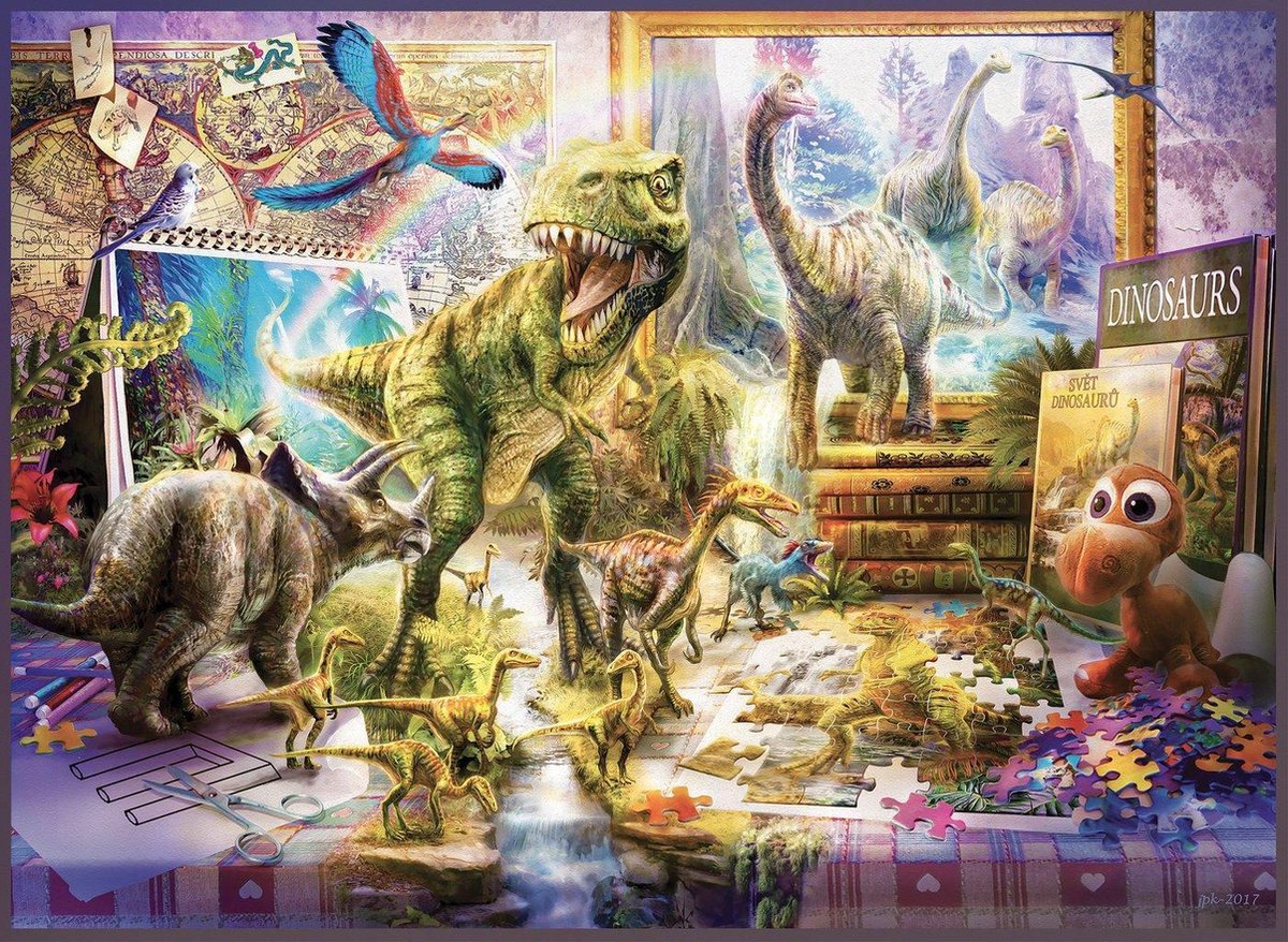 Perre / Anatolian Dino Toys Come Alive -  Puzzel 1000 stukjes