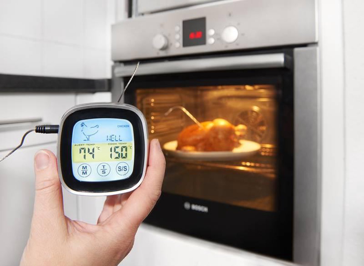 Westfalia Braad- en grillthermometer met touch screen