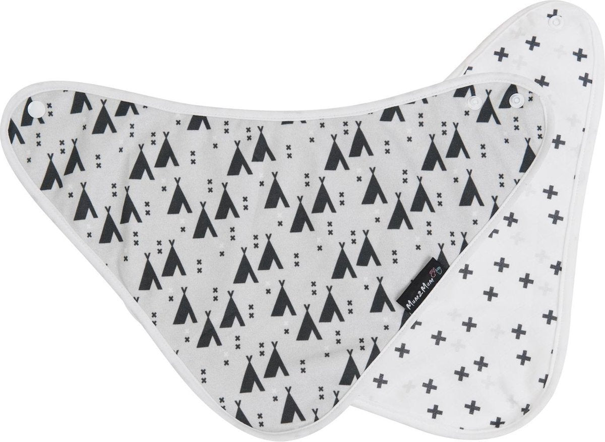 Mum2Mum- Bamboo Bandana Bib-  TeePee