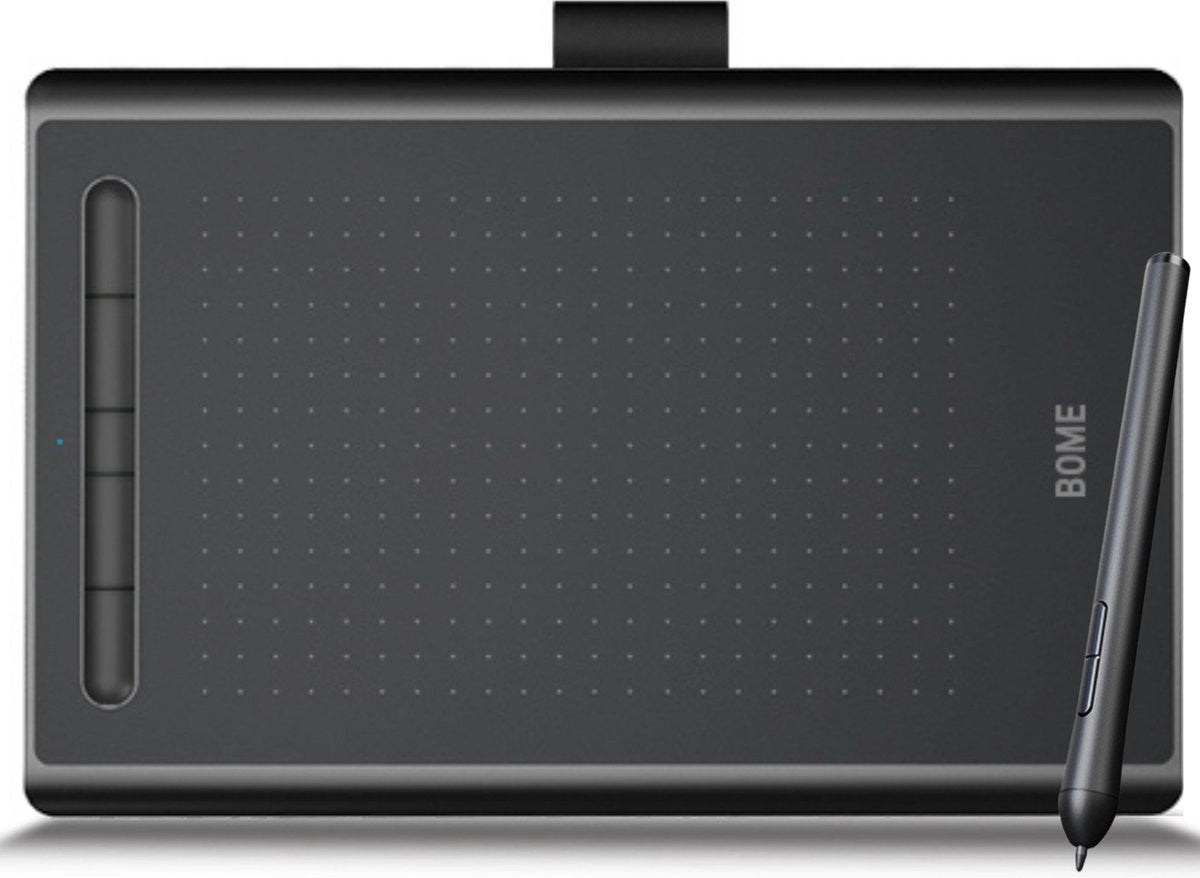 BOME Grafische Tekentablet met Bluetooth - Drawing Tablet - 5080 LPI - 135 x 90 mm - Draadloos