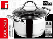 Bergner Gourmet Kookpan - RVS - 3