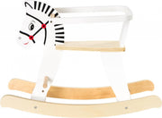 Mamabrum Houten Hobbelpaard hout - Wit - 1 jaar + - Hobbel Paard / Dier