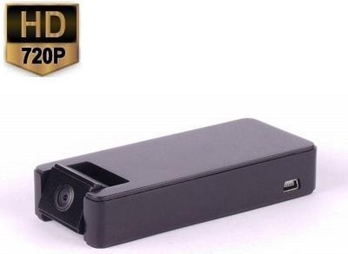 Verborgen Spy Camera Blackbox HD met 160 Graden Kijkhoek - Tot 8 uur opname op interne oplaadbare batterij !