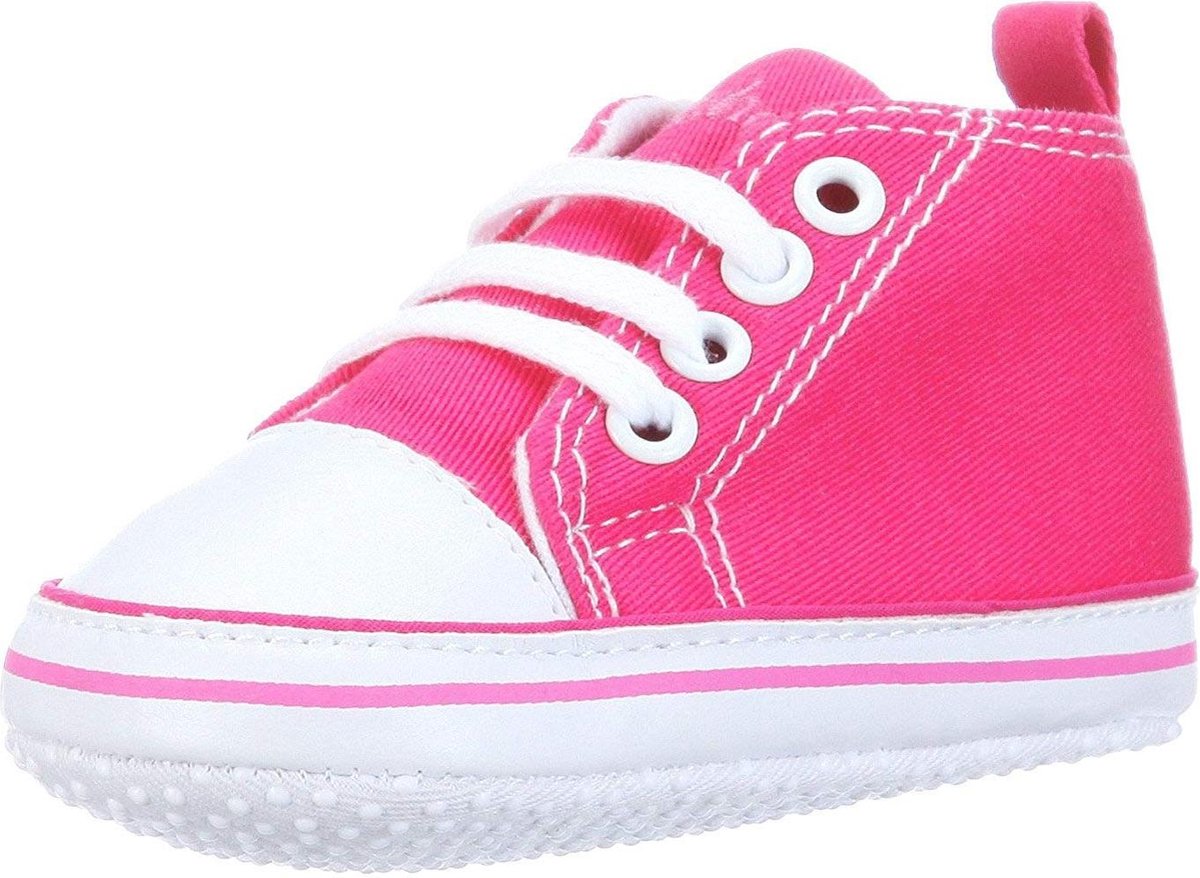 Playshoes Babyschoenen Canvas Meisjes Roze Maat 16