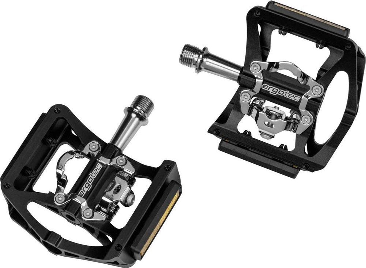 Ergotec pedaal EP Superlight al6061 t6 zw zand