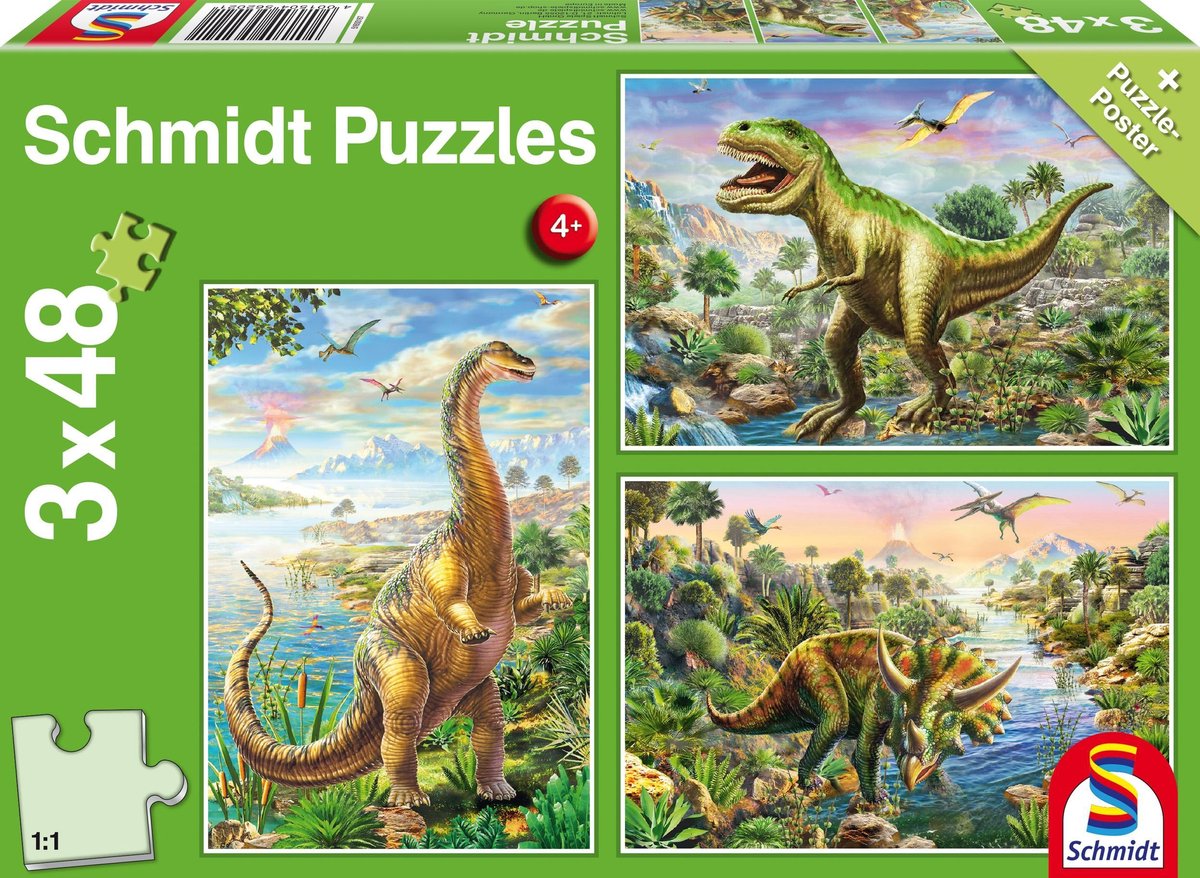 Schmidt Avontuur met Dinosauriers