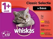 Whiskas Multipack Pouch Adult - Vlees & Groente - Kattenvoer - 12 x 100 g