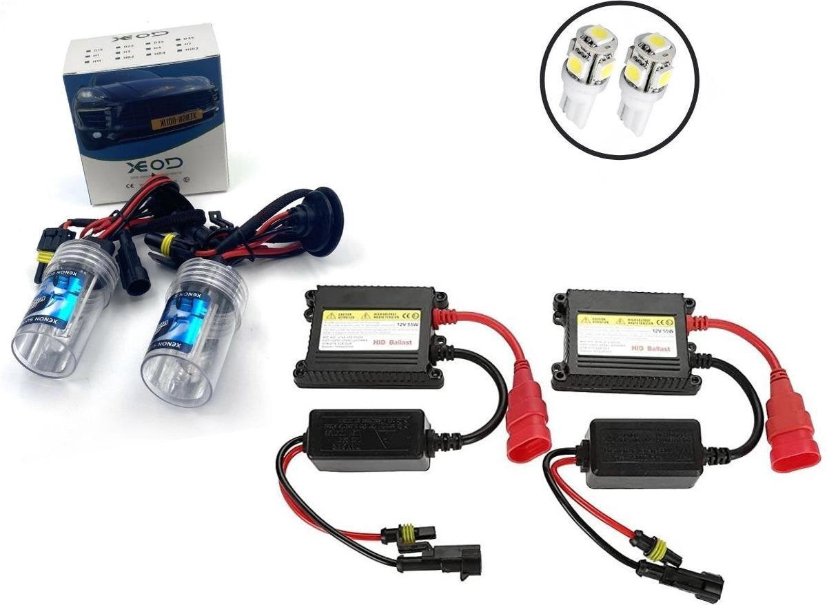 XEOD Autolamp - H7 - 8000K - Xenon ombouwset - Gratis stadslichten T10