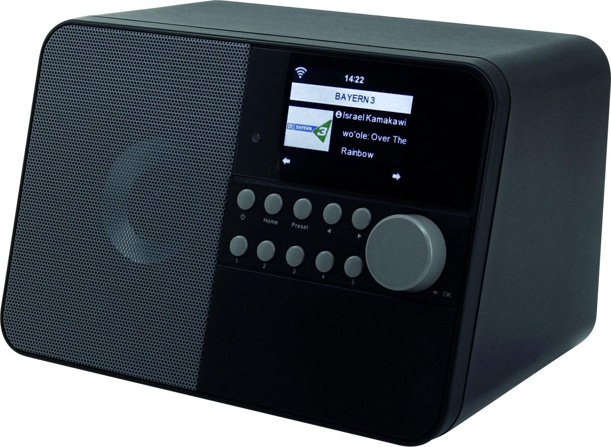 Soundmaster IR6000SW - Internet-wekkerradio met weersverwachting - zwart