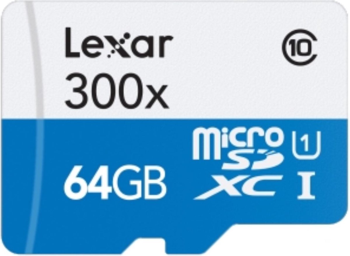 Lexar microSDHC High-Performance UHS-I 300x 64GB