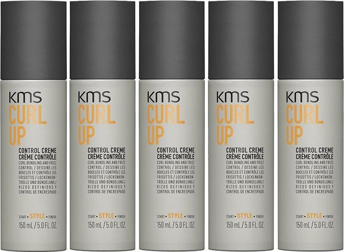 5x KMS Curl Up Control Creme  150ml