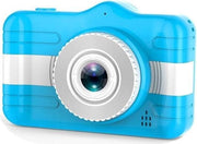 DrPhone PIXEL3S - Digitale KinderCamera Pro – 3.5inch Grote Scherm – 1080P 2.1MP - Video & Fotoshoot Kids – Selfie Functionaliteit – Blauw