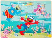 Small Foot Vormenpuzzel Sesamstraat Onderwater Junior 6 Stukjes