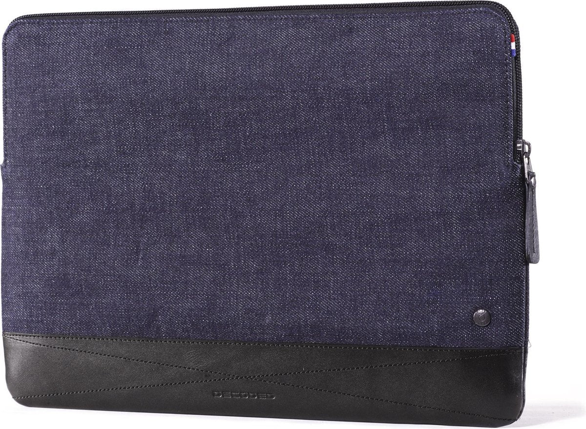 DECODED Slim Sleeve voor Macbook / Laptop 15" - Japanse Denim
