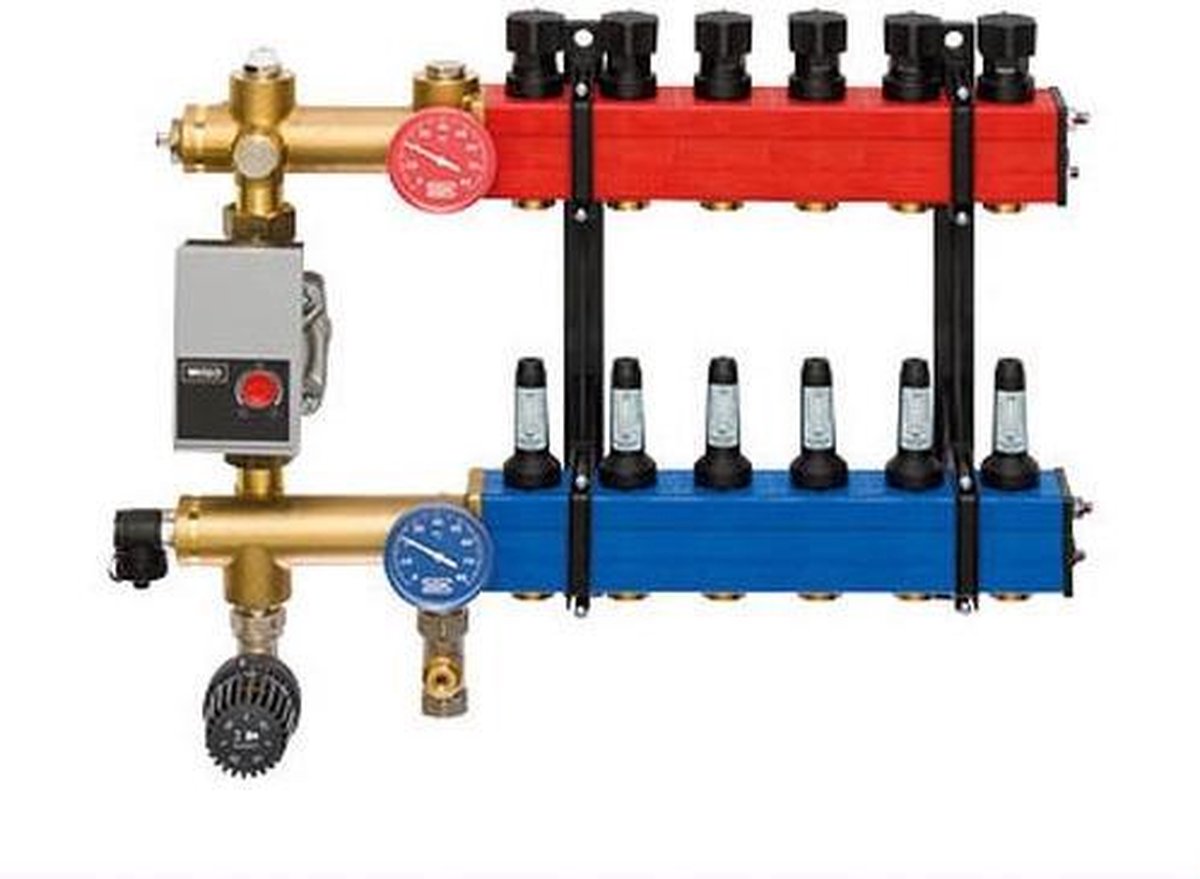 Nathan Komfort 4800 verdeler 10-145 l/u. met e-pomp 1-groeps