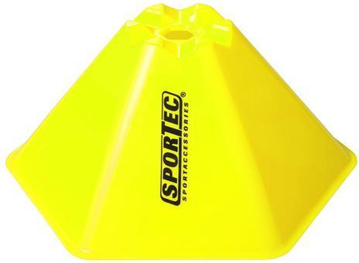 Afbakenbollen Hexagonaal Groot Set 10 Stuks Neon Geel