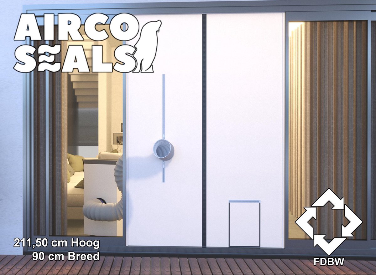 FDBW - Airco Deurafdichtingskit - 90 x 211