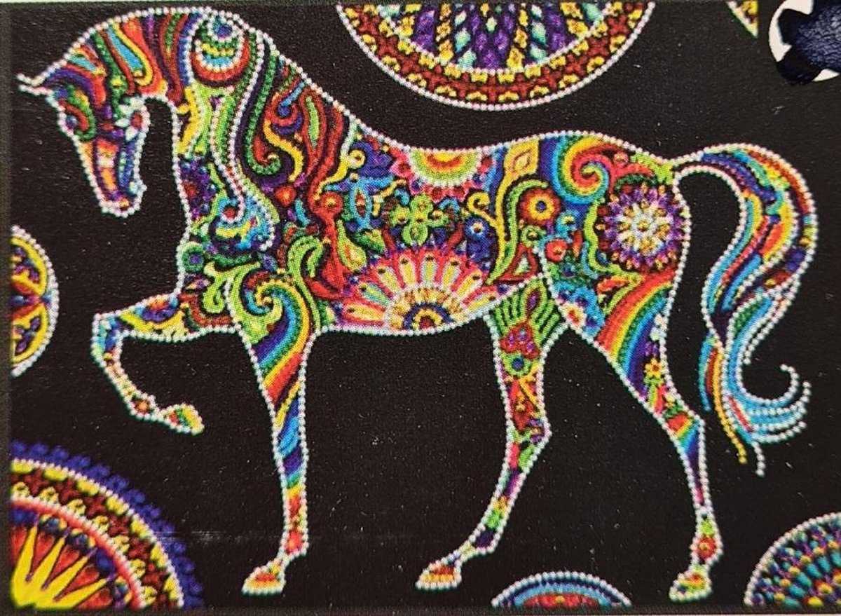 Diamond painting 'Glow in the Dark' 25x35 | paard | NIEUW | Glow in the dark