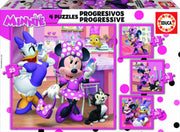 Educa 4 puzzels van de Minnie Mouse - 6