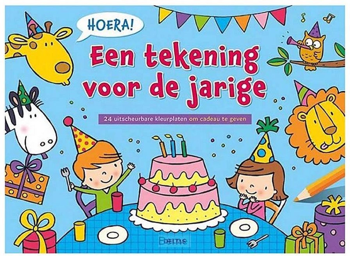 Deltas Hoera! Een Tekening Voor De Jarige