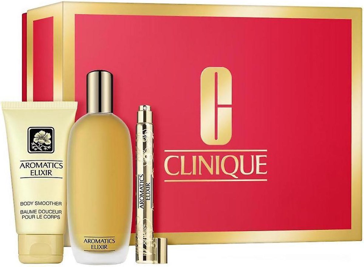 Clinique Aromatics Elixir Riches EDP 100ml + EDP 10ml + Body Smoother 75 ml Set