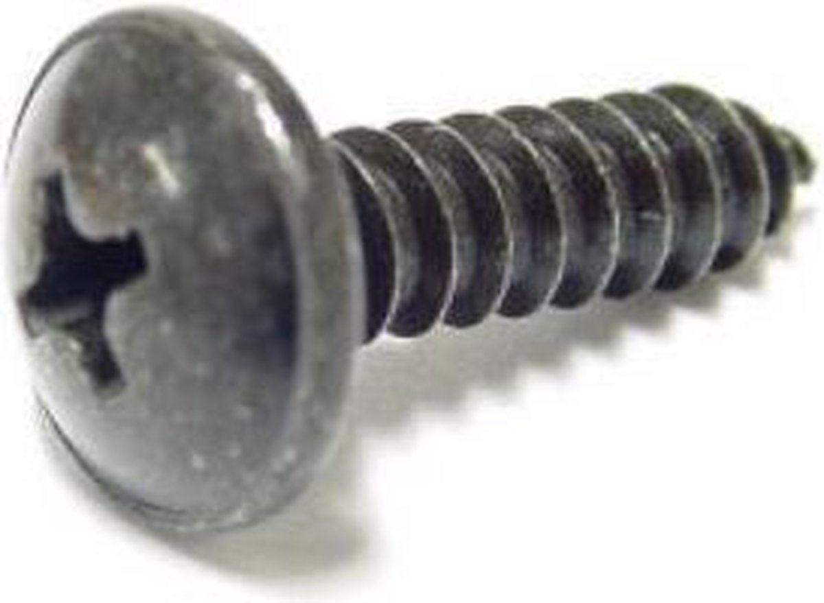 Scooterparker Bofix 4.8x25 met ring - zwart (25 stuks)