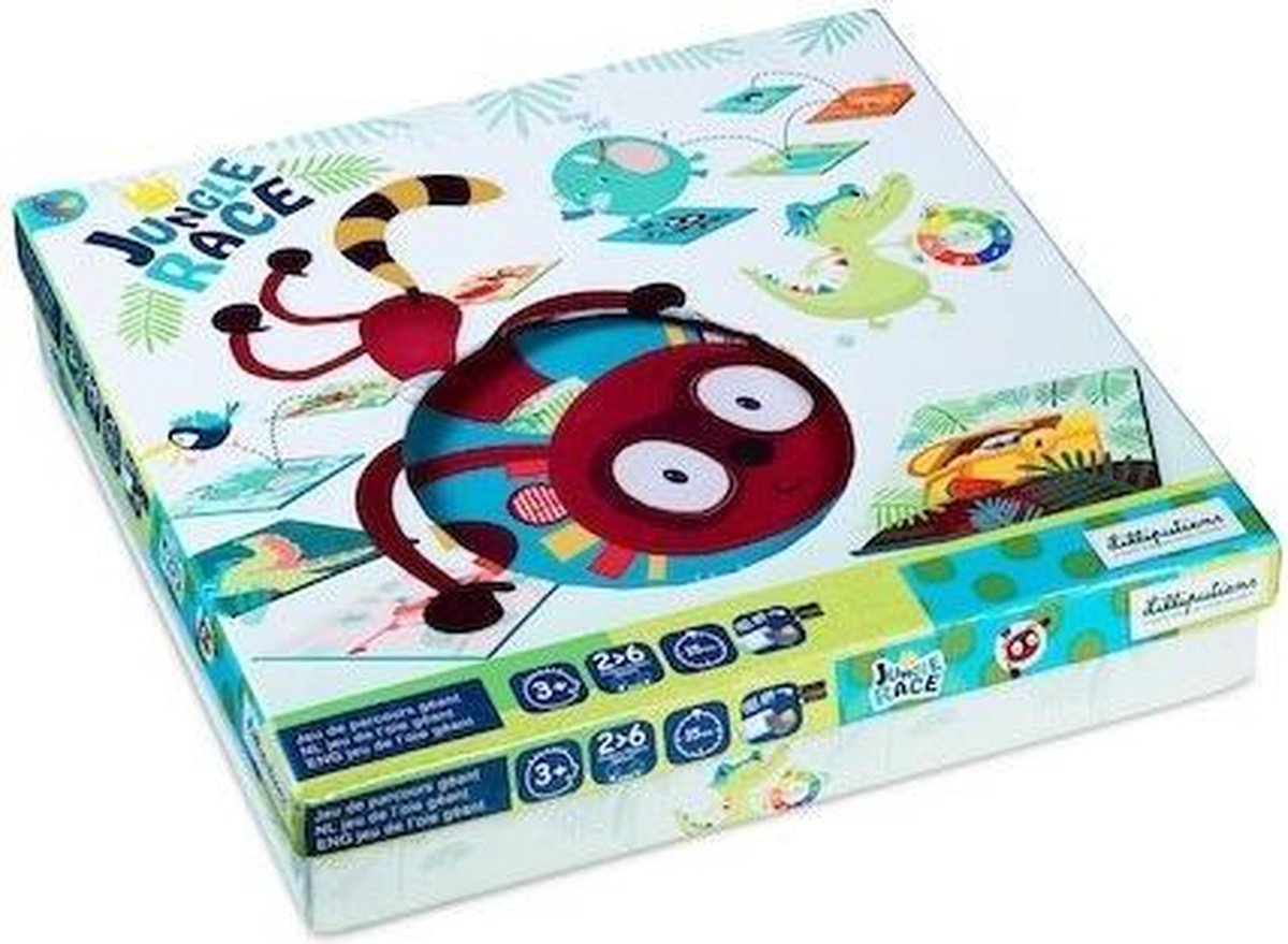 Lilliputiens Jungle race - Levensgroot gezelschapsspel