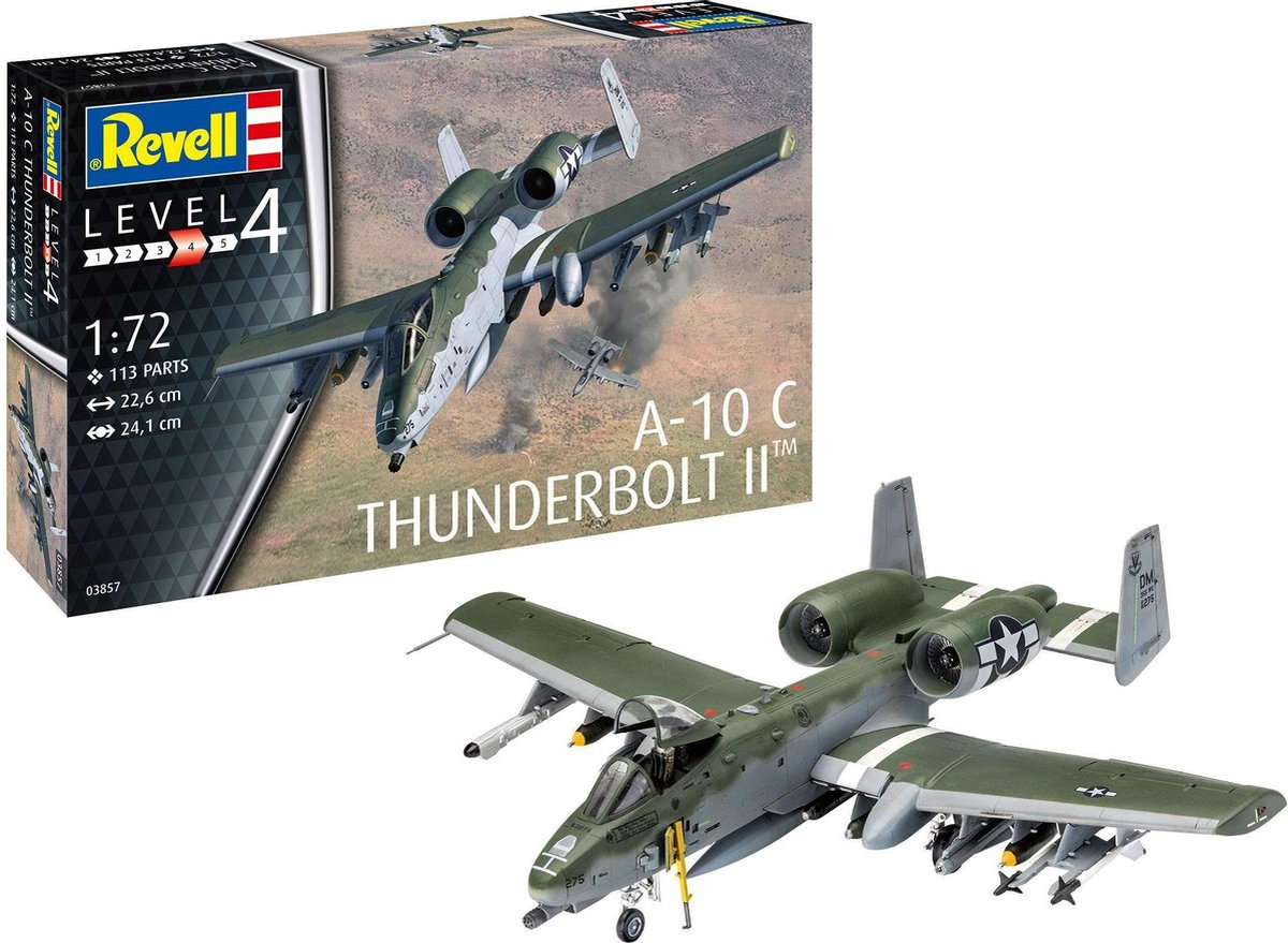 1:72 Revell 03857 A-10C Thunderbolt II Plastic kit