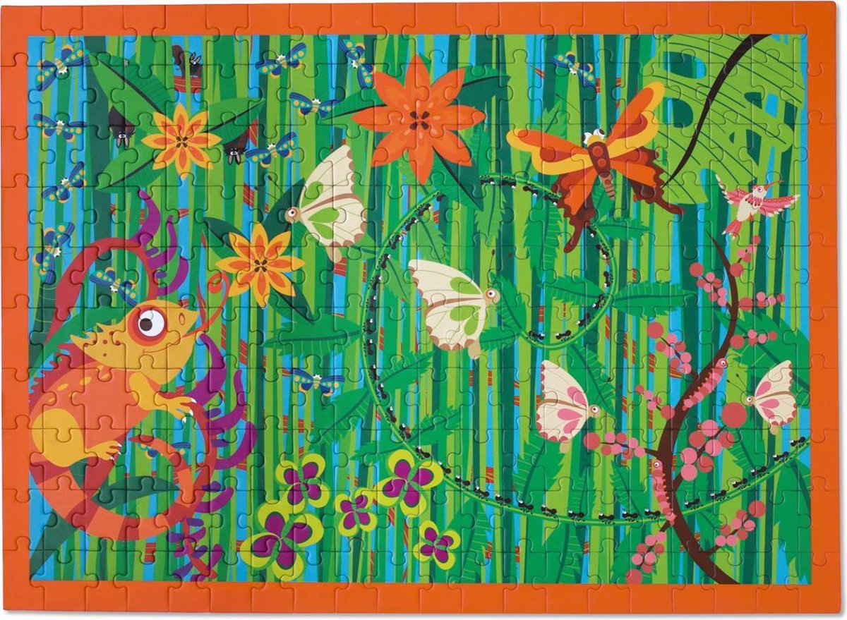 Scratch Puzzel 200Pcs: Crazy Jungle