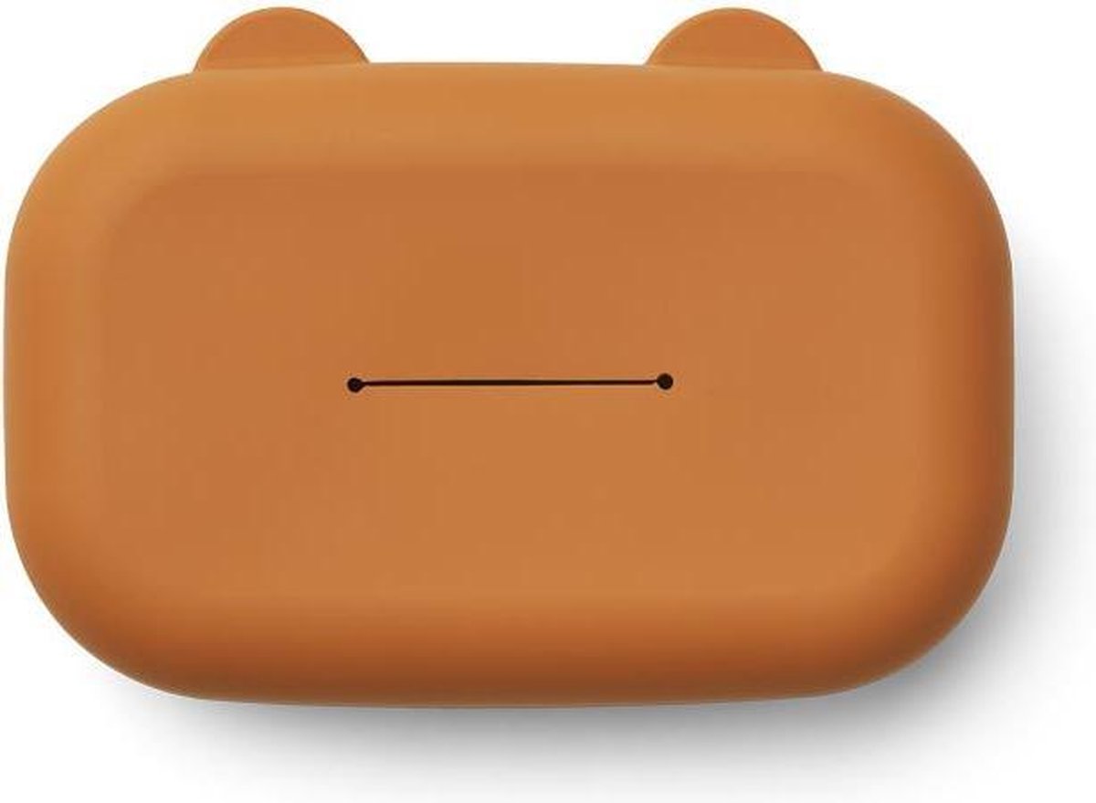 Emi Natte Doekjes Bewaardoos Mustard | Liewood