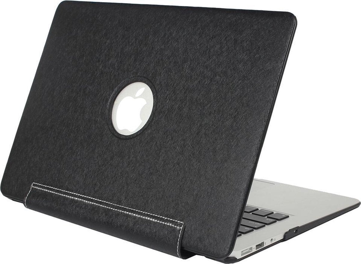 Mobigear Hard Case Silk Texture United Zwart voor Apple MacBook Air 11 inch