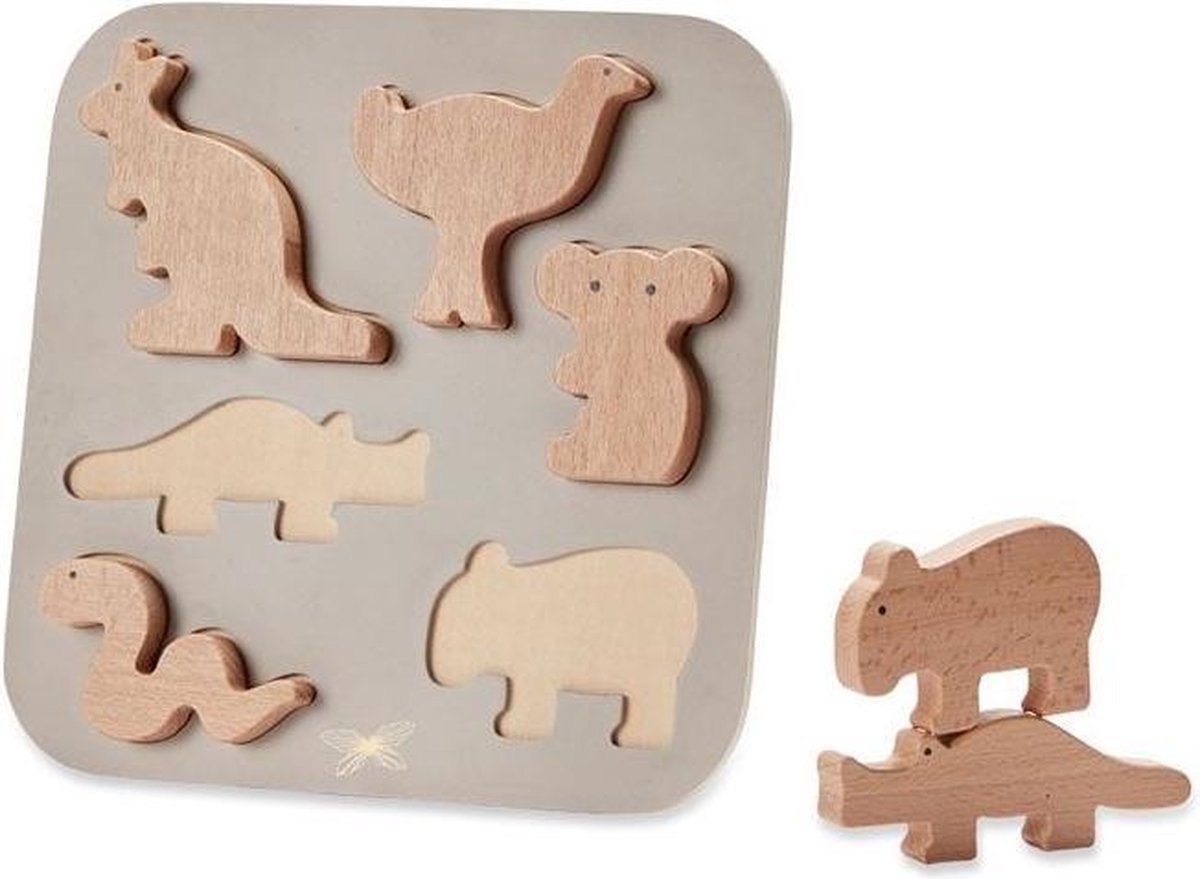 Byastrup Vormenpuzzel Australië Junior Hout 6 Stukjes