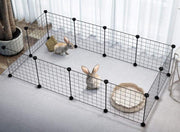 Baymate Opvouwbare Hond Hek Gates Voor Hond Kat Bewaker Installeer Gemakkelijk Behuizing Hondenhekken Puppy Kennel Huis Oefening Training Black Without Door 10PCS