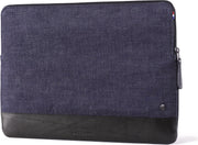Decoded Leather Denim Slim Sleeve voor Macbook 12 inch/ Air 11 inch Zwart