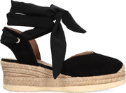 Unisa Choza Espadrilles - Met Sleehak - Dames - Zwart - Maat 36