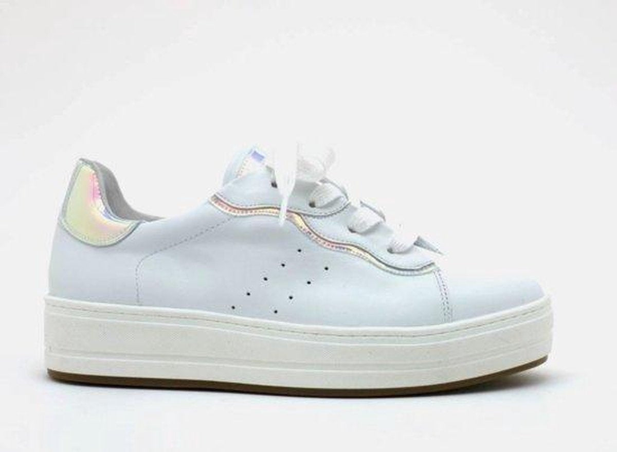 Softwaves Witte Sneaker Metallic