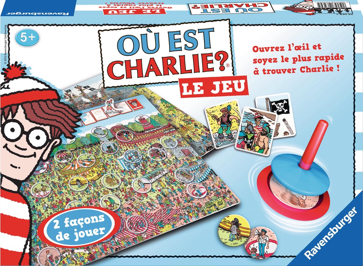 Ravensburger – 26569 – Gesellschaftsspiel – Wo ist Charlie?
