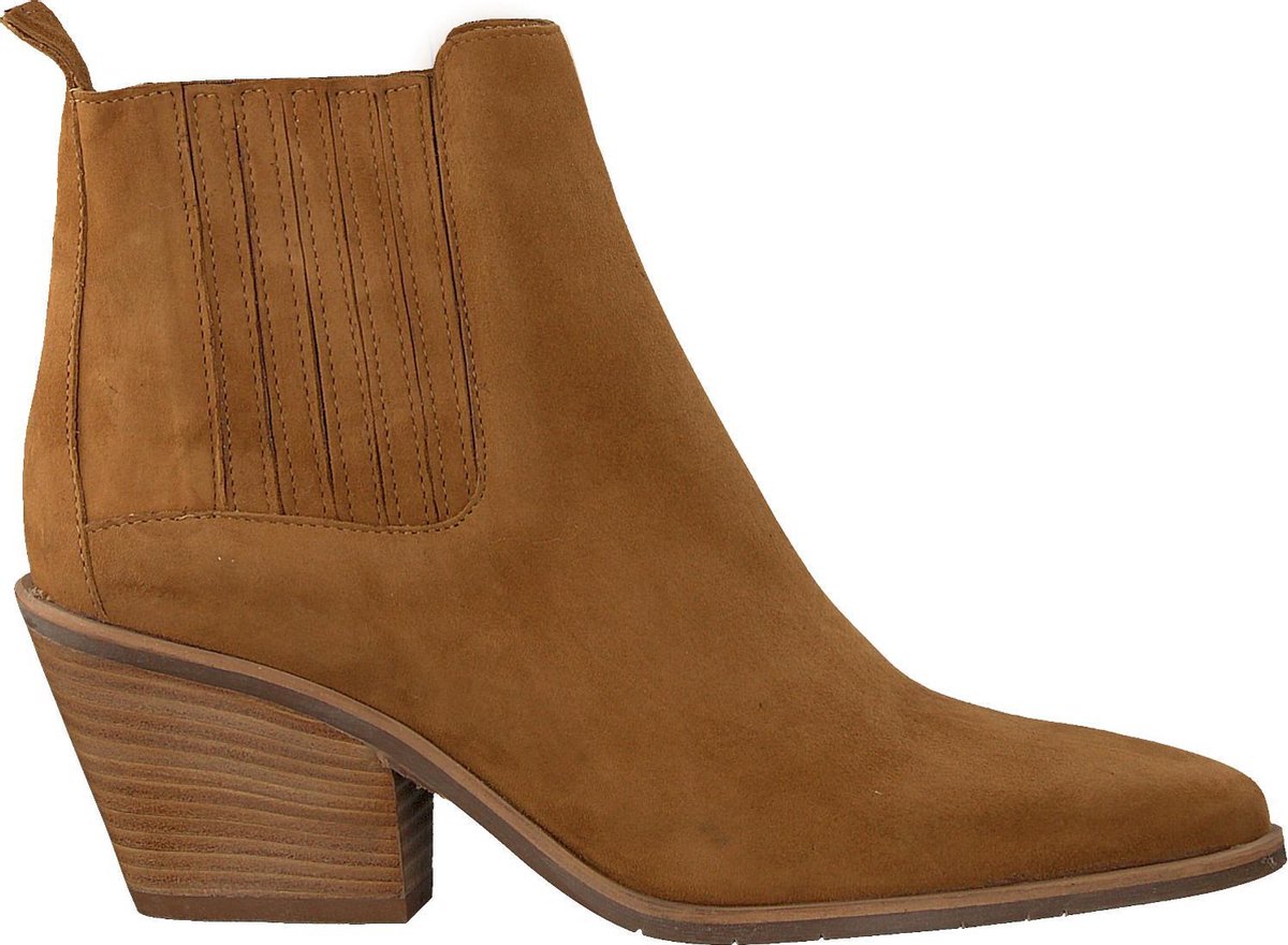 Notre-V Ai34 Enkellaarsjes - Enkelboots - Dames - Cognac - Maat 40