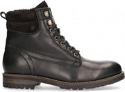 Van Dalen  - Veterboot Leer - Mens - Black - 46