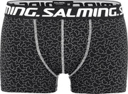 De beste boxershorts- Salming- 2 stuks- boxershort heren- maat M- zwart/grijs- steel