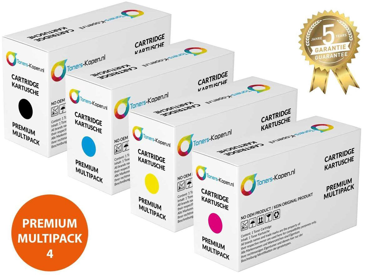 Brother TN-423BK zwartBrother TN-423C cyaanBrother TN-423M magentaBrother TN-423Y geel  Set 4x huismerk Premium Toner voor Brother TN423 Toners-kopen_nl