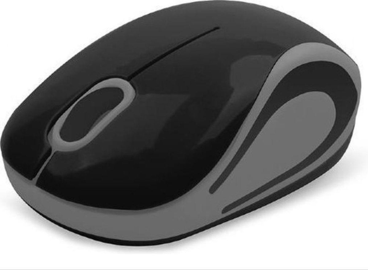 ✅ Maxxter | Wireless | Optical Mouse | Mini | Zwart | Easy installation | Inclusief batterij | Inclusief nano USB ontvanger