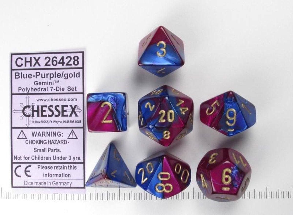 Chessex dobbelstenen set