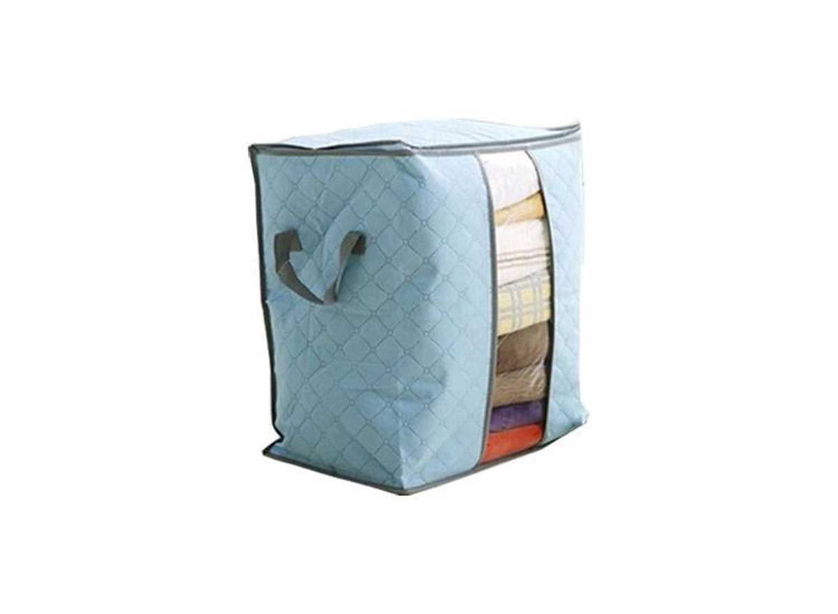 Kleding opbergbox - Blauw - Je zomer- of winterkleding netjes opgeruimd