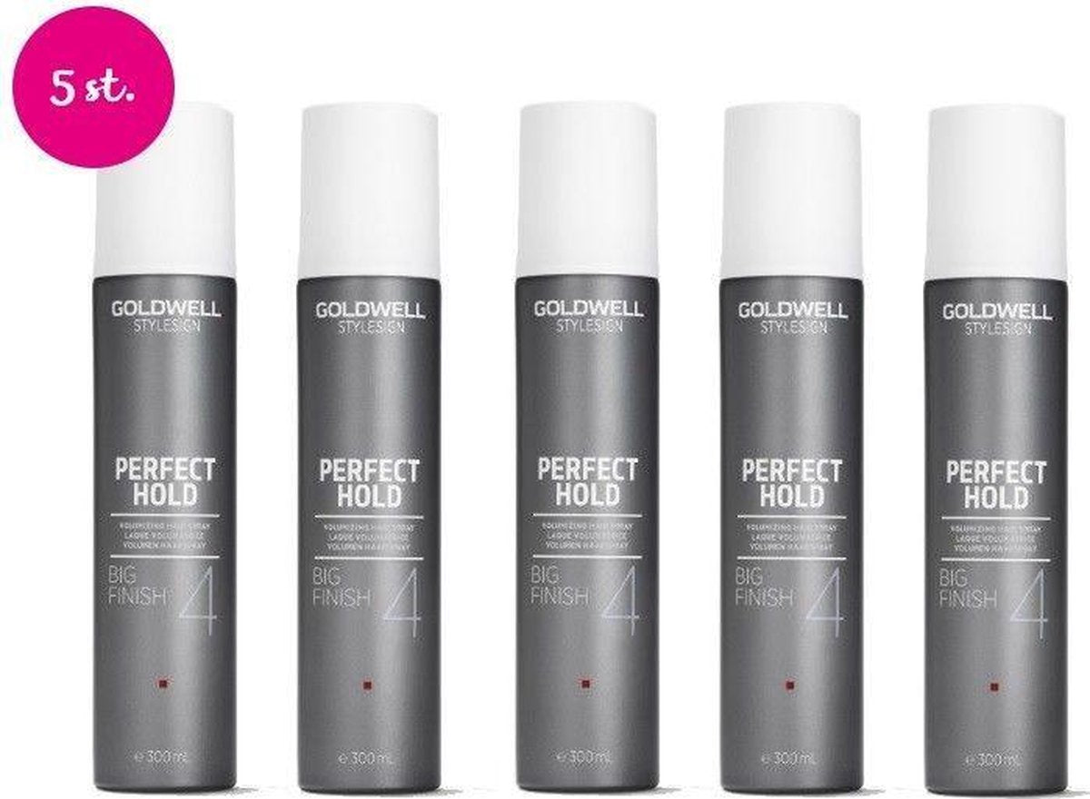 5x Goldwell StyleSign Big Finish Hair Spray 300ml