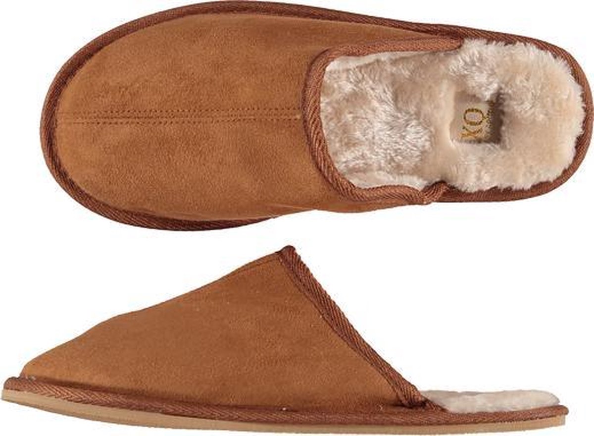 Apollo Unisex Sloffen - Cognac - Maat 39/40