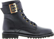 TANGO bee 524 laarzen dames zwart zwart a black-gold buckle leer 40