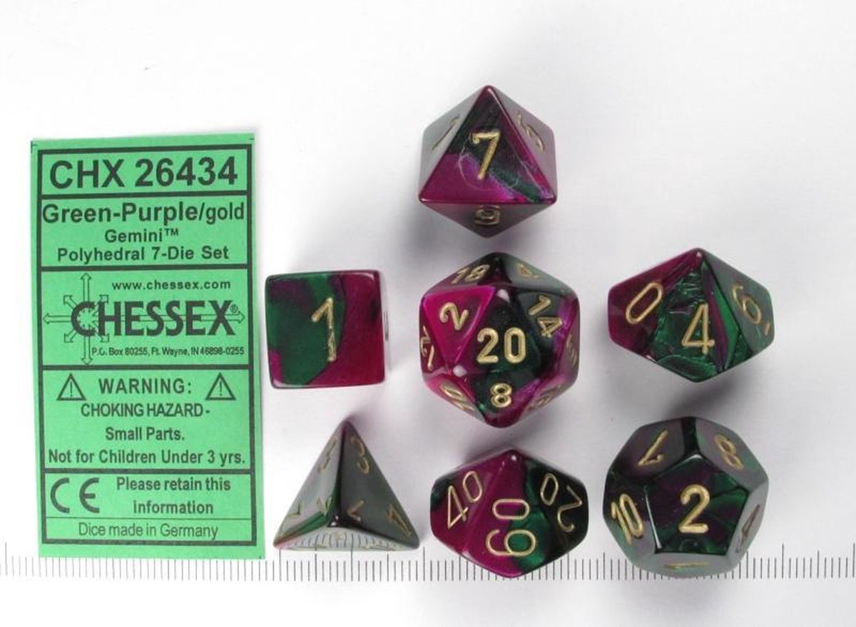 Chessex dobbelstenen set