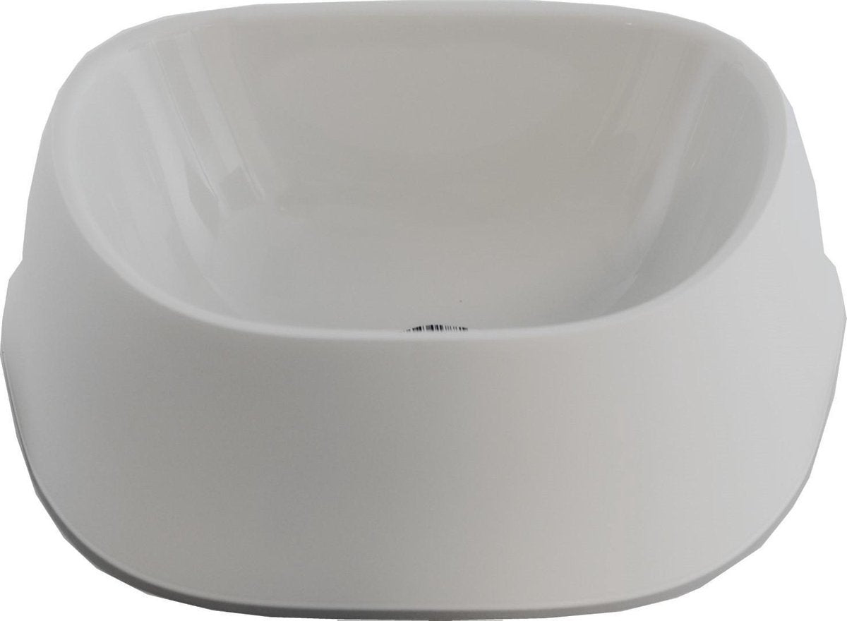 Moderna plastic hondeneetbak Sensi bowl 2200 ml soft wit